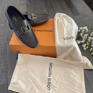 New Authentic Men's Louis Vuitton Monte Carlo Moccasin size 10 US / 9 LV